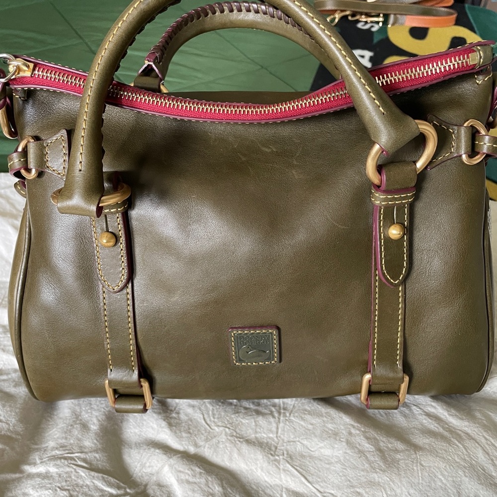Dooney and Bourke Small Satchel in Fern